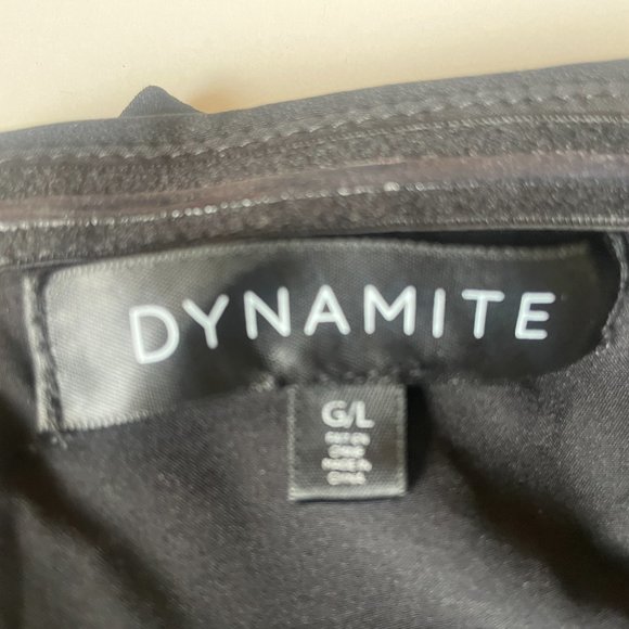 Dynamite Black Strapless Mini Dress - Picture 3 of 3